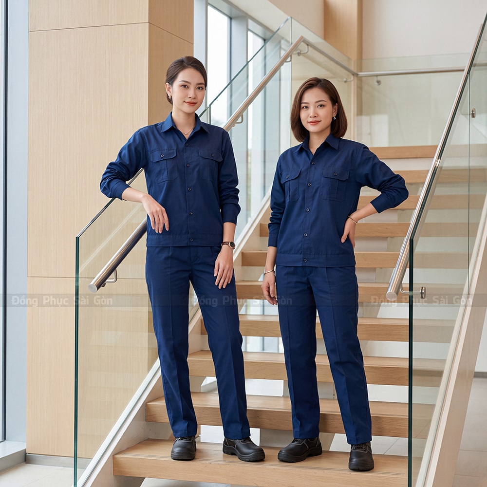 Đồng phục bảo hộ may sẵn đẹp, đủ size 2