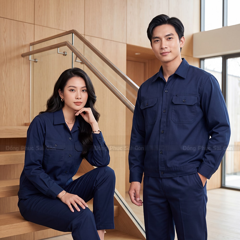 Đồng phục bảo hộ may sẵn đẹp, đủ size 6