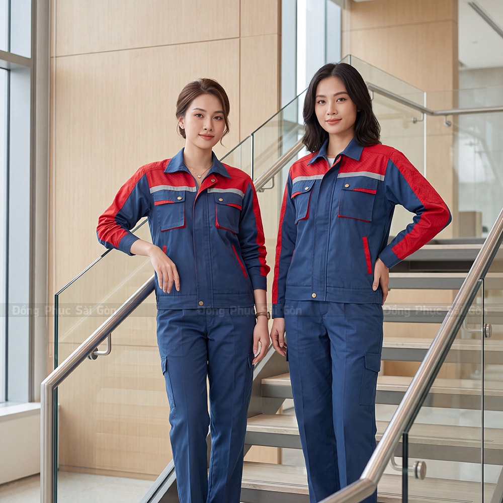 Đồng phục bảo hộ may sẵn giá tốt 1