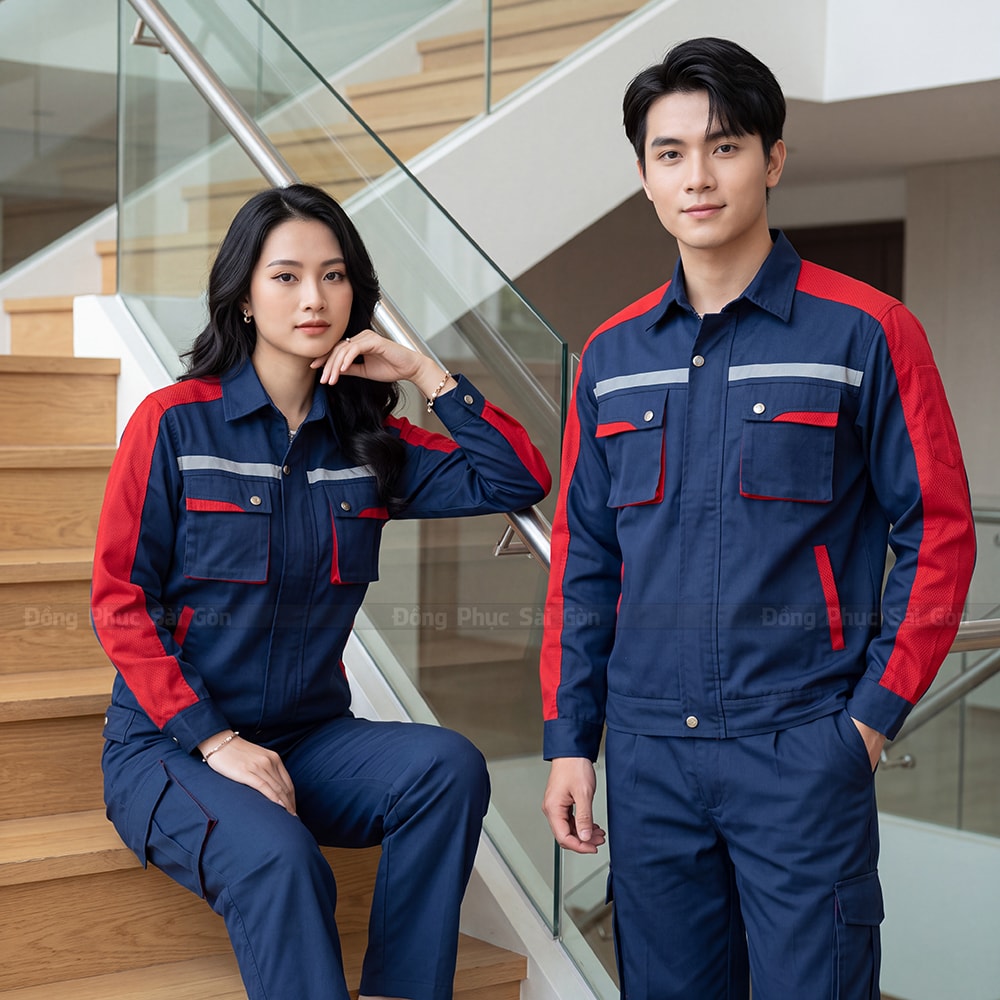 Đồng phục bảo hộ may sẵn giá tốt 4