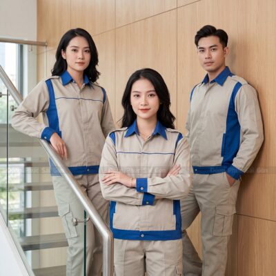 Quần áo bảo hộ lao động may sẵn giá rẻ 5