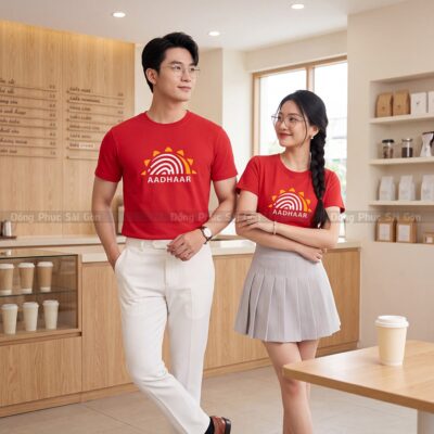 Áo cổ tròn đồng phục may sẵn giá rẻ xưởng sản xuất nhanh 6