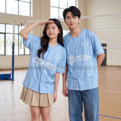 Áo khoác lớp bóng chày trẻ trung 1