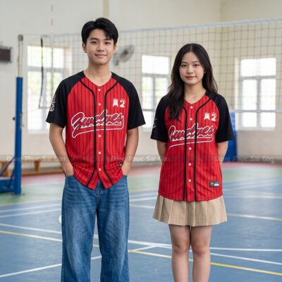 Áo nhóm bóng chày năng động 2