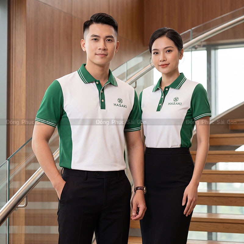 Áo polo nhà hàng form đẹp thanh lịch 3