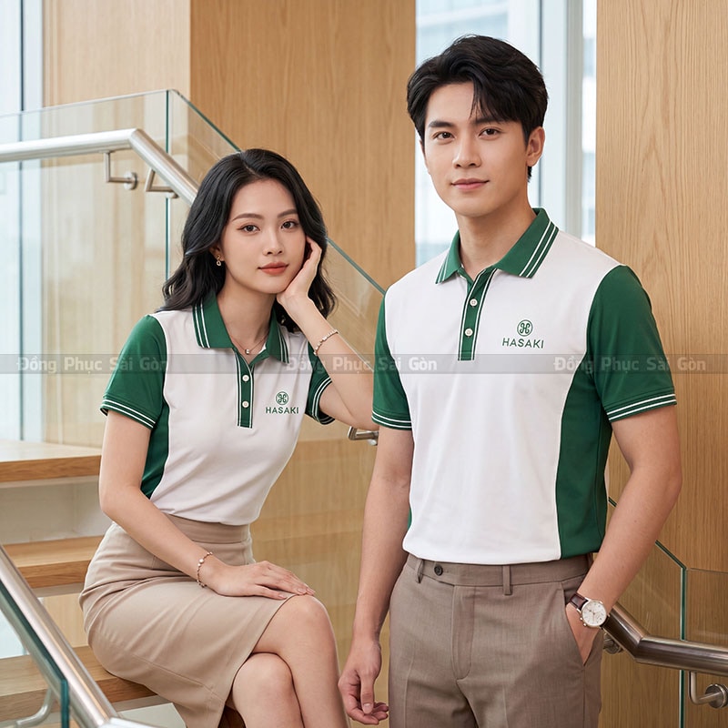 Áo polo nhà hàng form đẹp thanh lịch 4