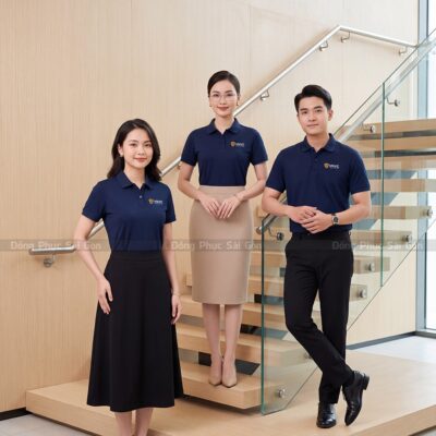 Áo thun polo đồng phục công ty may sẵn giá tốt 4