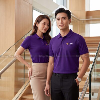 Áo thun polo đồng phục may sẵn giá rẻ PL01040 1