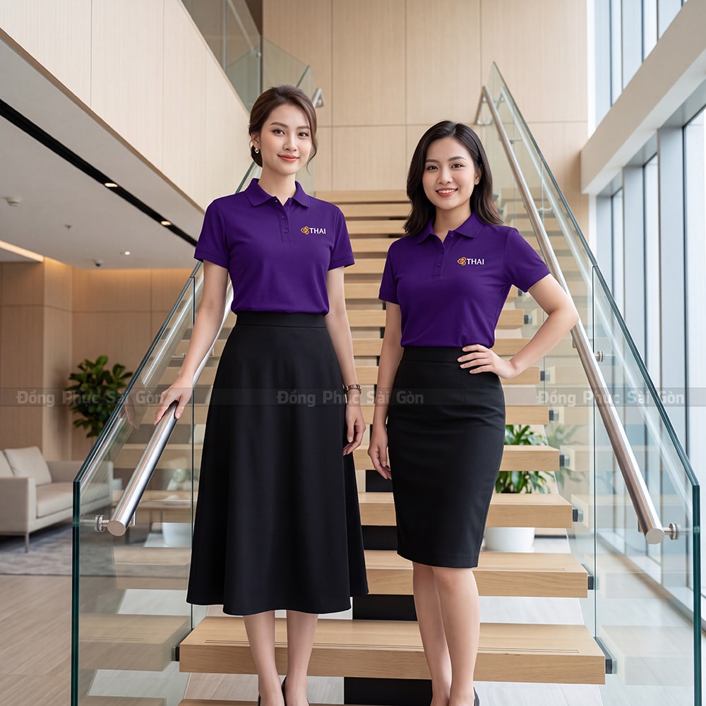 Áo thun polo đồng phục may sẵn giá rẻ PL01040 6