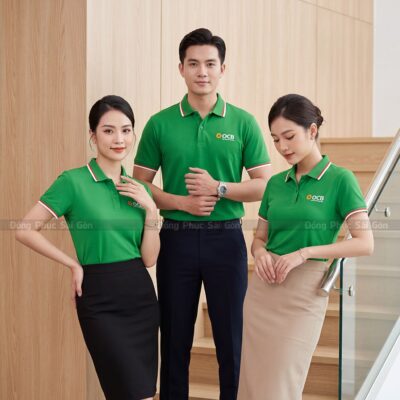 Công ty may áo polo đồng phục may sẵn số lượng nhiều 4