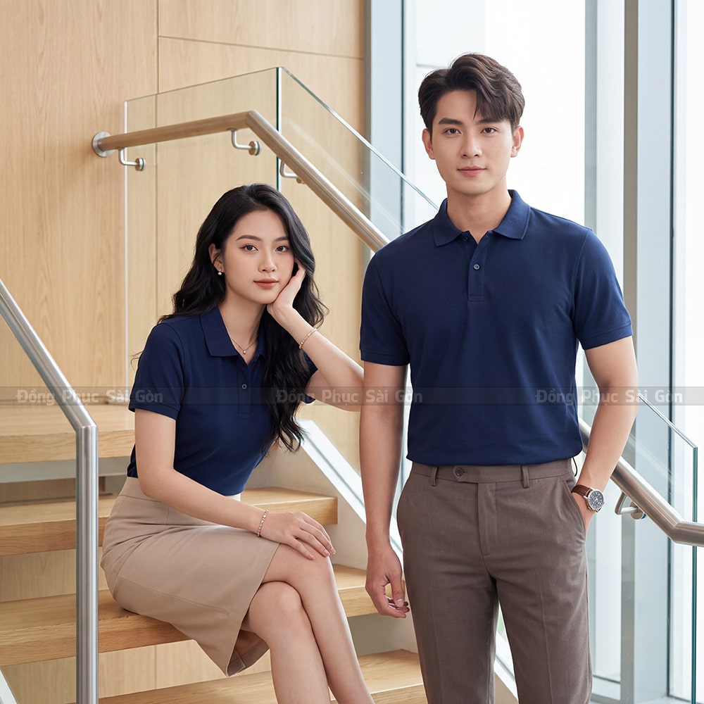 Công ty may áo polo đồng phục may sẵn tận xưởng - Image 6
