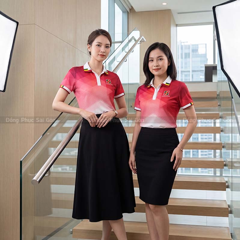 Đồng phục công ty đẹp phong cách chuyên nghiệp 2