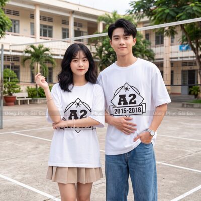 Đồng phục lớp cổ tròn theo yêu cầu 1