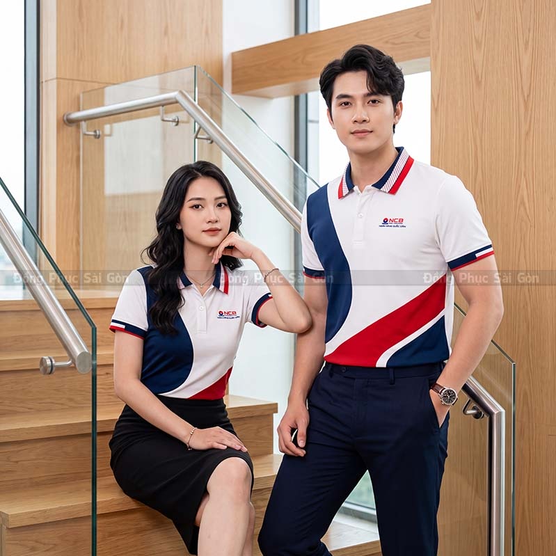 In áo đồng phục công ty đồng bộ thương hiệu 2