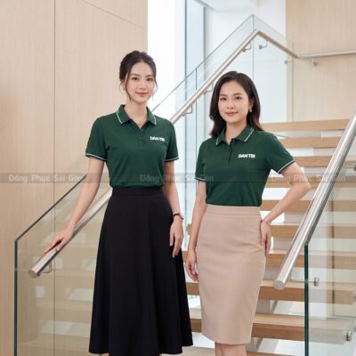 Kho mẫu đồng phục polo may sẵn trẻ trung 3