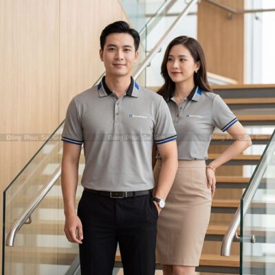 Mẫu áo đồng phục polo nhà hàng thanh lịch 2