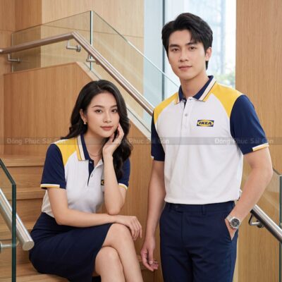 Mẫu áo polo đồng phục kiểu dáng đẹp 2