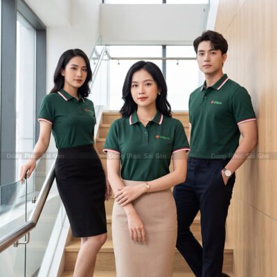 Mẫu đồng phục áo polo cao cấp may sẵn sang trọng PL04003 1