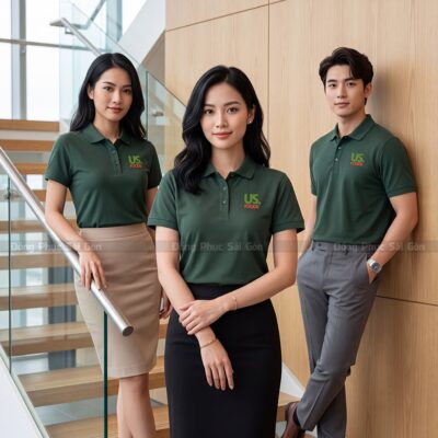 Mẫu đồng phục áo polo cao cấp may sẵn thiết kế hiện đại 6