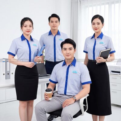 Áo đồng phục công sở cao cấp 1