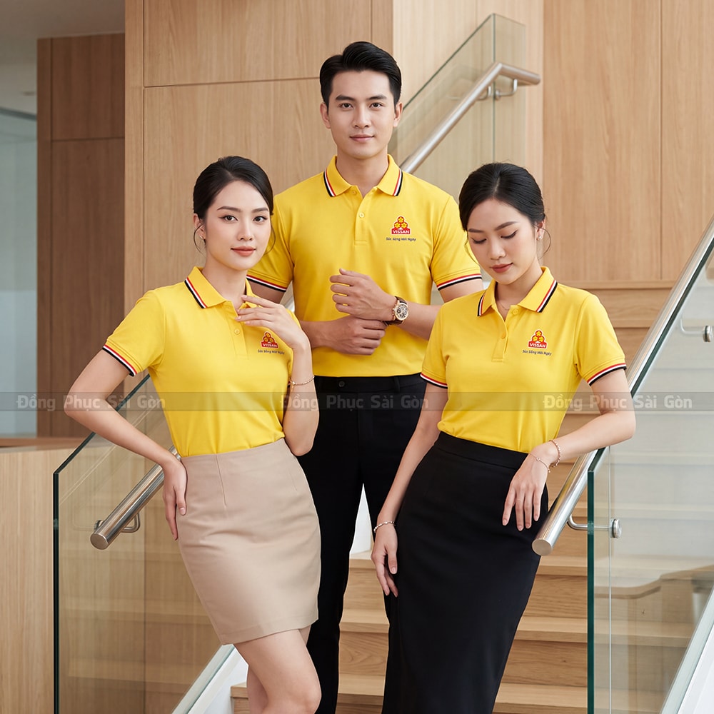 Áo polo đồng phục công ty có sẵn nhiều mẫu 5