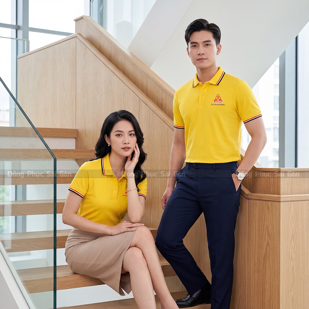 Áo polo đồng phục công ty có sẵn nhiều mẫu 7