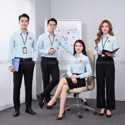 Áo thun đồng phục công sở sang trọng 5