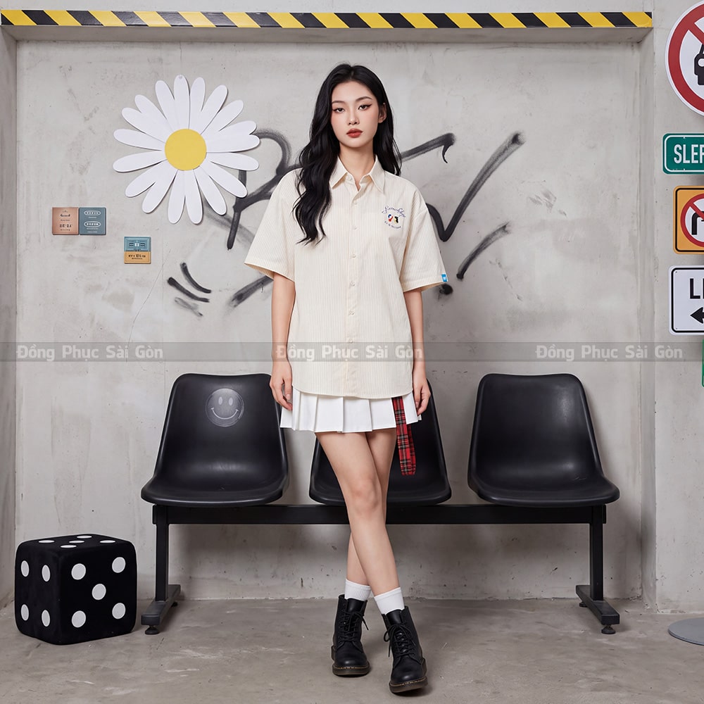 Bộ sưu tập áo đồng phục sơ mi cho lớp bền bỉ 4