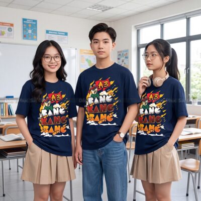 Đặt áo lớp Thủ Đức in hình sắc nét chất liệu tốt 5