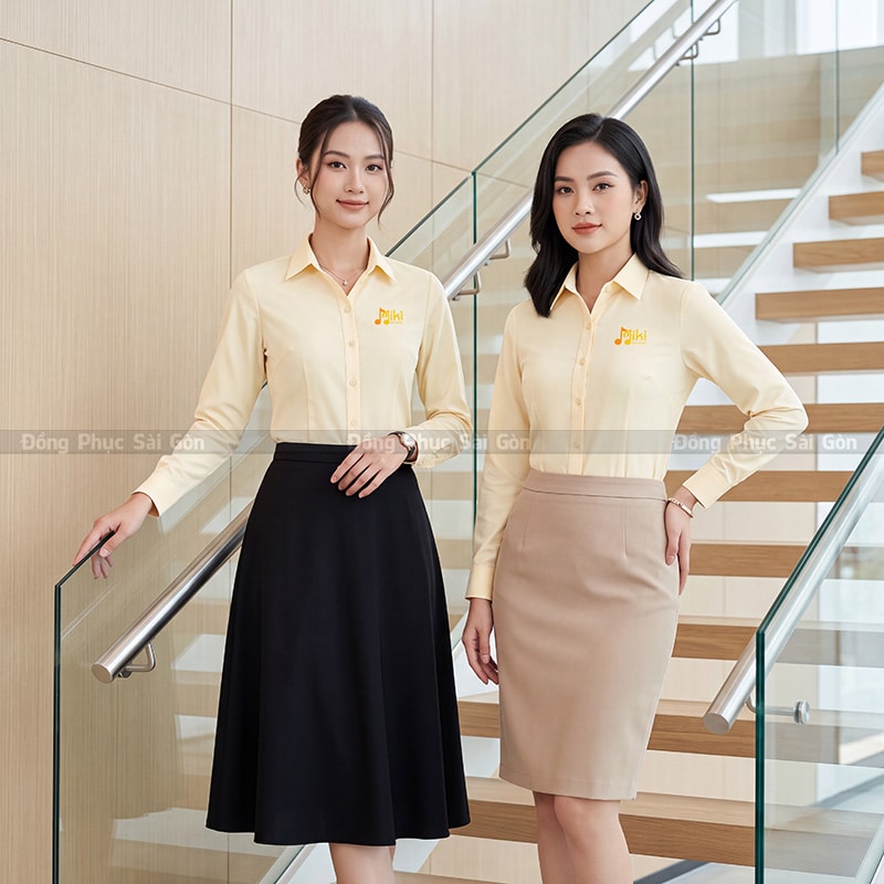 Đặt may áo sơ mi đồng phục nam theo yêu cầu 3