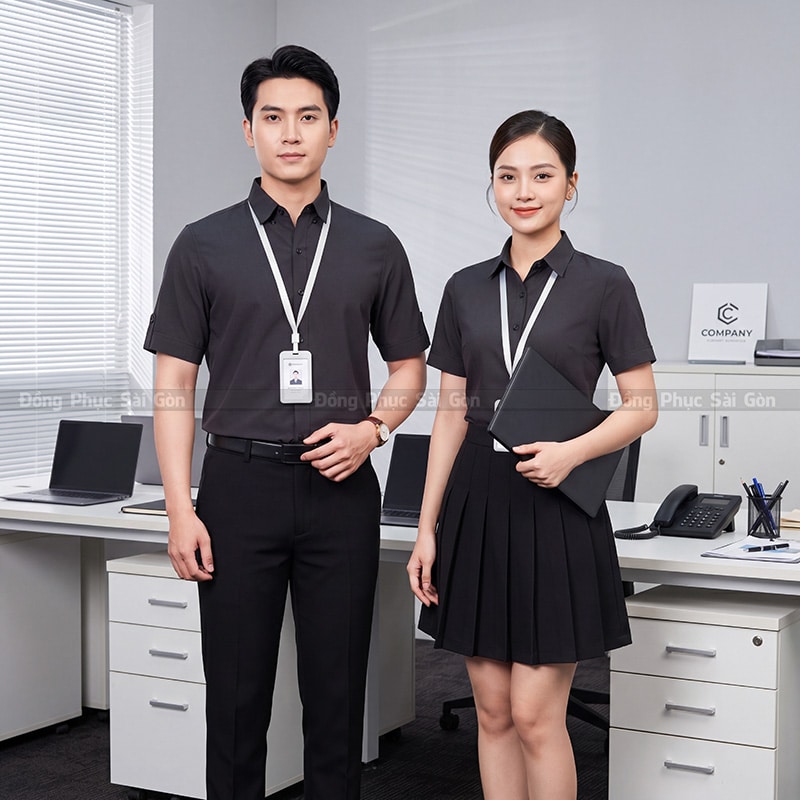 Địa chỉ may đồng phục công sở đẹp thoáng mát 3