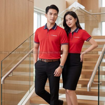 Dịch vụ may áo thun cổ trụ theo mẫu thiết kế riêng 3