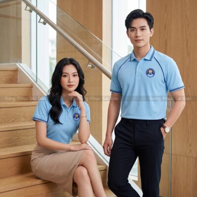 Đơn vị may gia công áo thun cổ trụ chất vải tốt 2