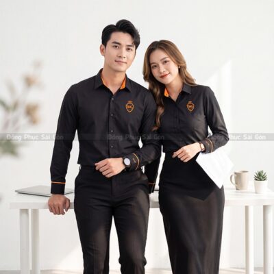 Đồng phục áo sơ mi nữ thiết kế riêng theo yêu cầu 4