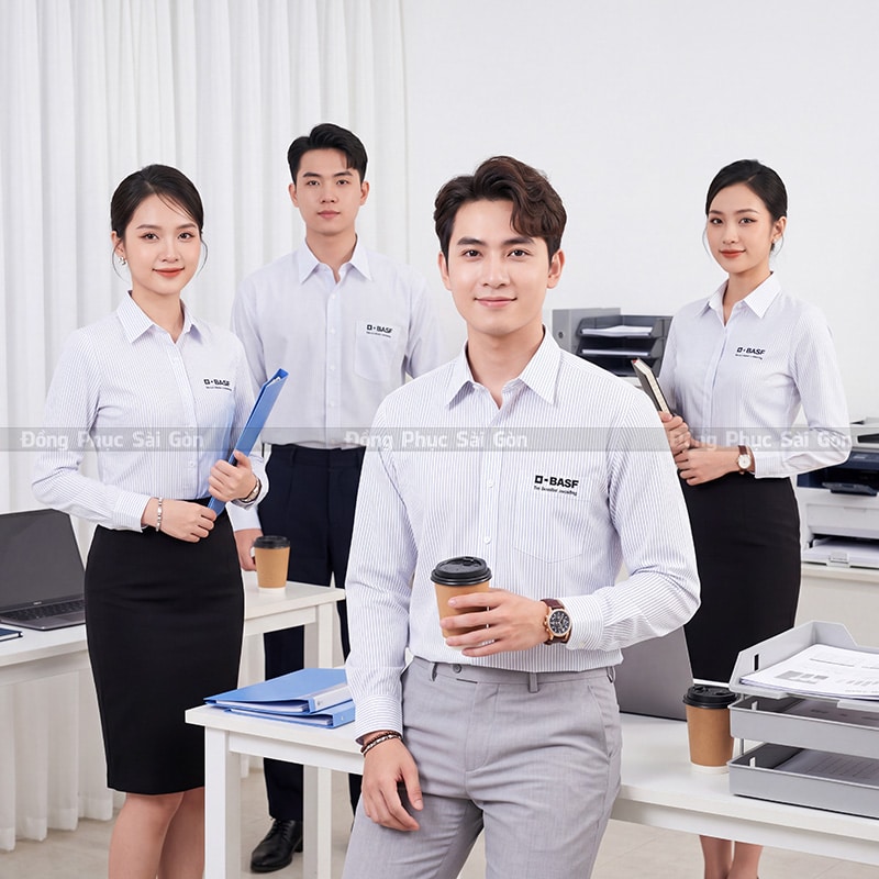 Đồng phục công sở mùa đông giữ ấm tốt 2