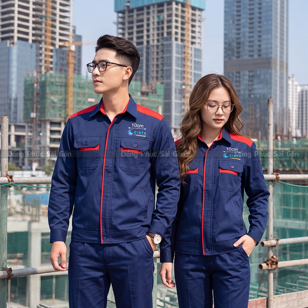 Mẫu áo đồng phục bảo hộ cho công nhân 2