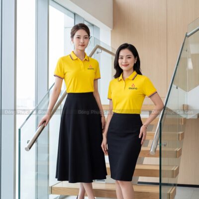 Mẫu áo polo đồng phục đẹp có sẵn sang trọng 2