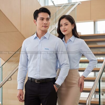 Mẫu áo sơ mi đồng phục công sở đa dạng màu sắc 2