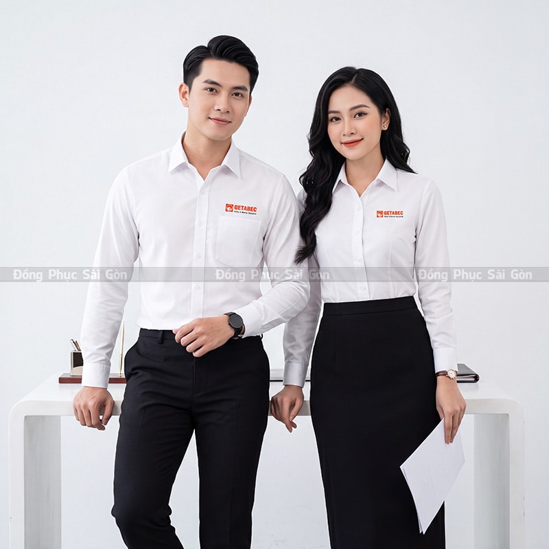 May đồng phục công sở tại Cần Thơ thiết kế trẻ trung 4