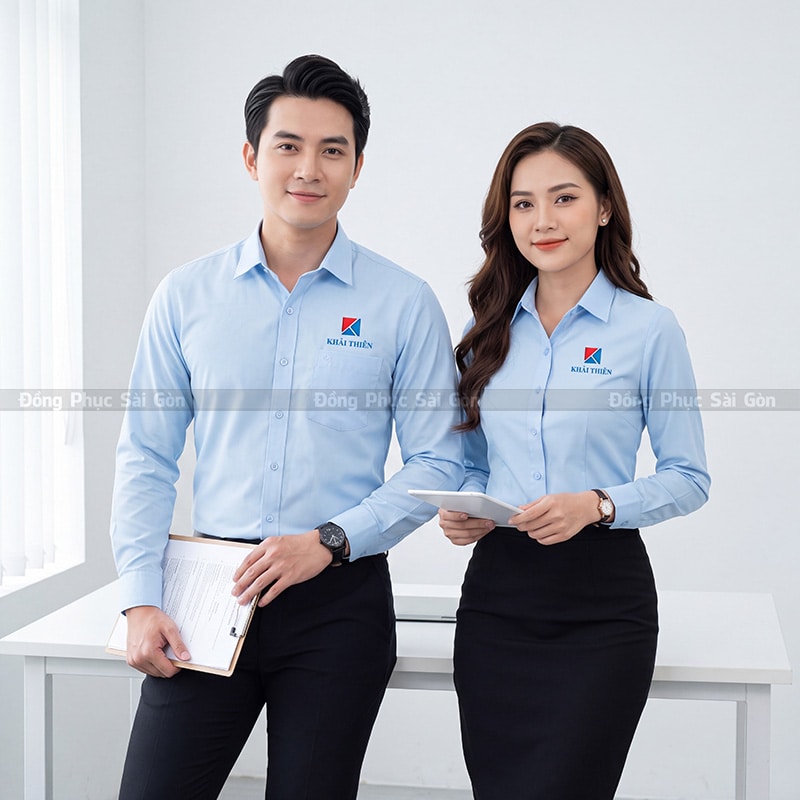 May đồng phục văn phòng Đà Nẵng cao cấp 4