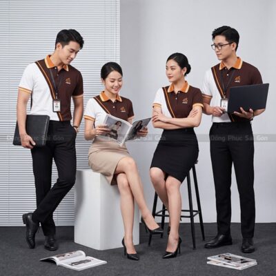 Nhận may gia công áo thun cổ trụ theo mẫu hiện đại 4