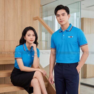 Xưởng may áo polo đồng phục may sẵn uy tín 5