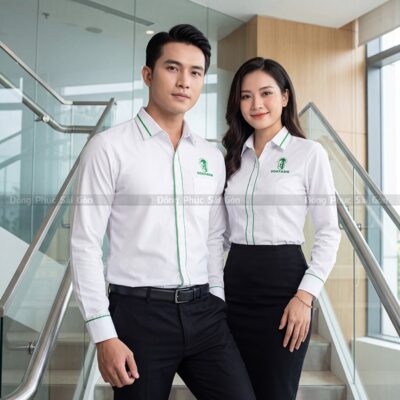 Xưởng may áo sơ mi đồng phục công ty đẹp giá tốt 4