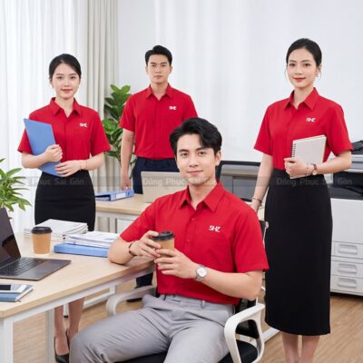 Xưởng may chuyên đồng phục công sở giá xưởng 5